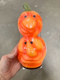 Vintage 90’s Empire Halloween Blow Mold Jack o Lantern Light Toppers Path Light Covers