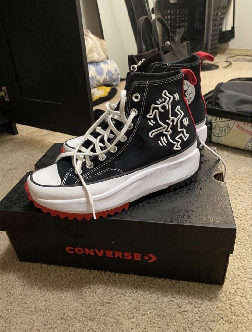 Keith Haring Platform Converse