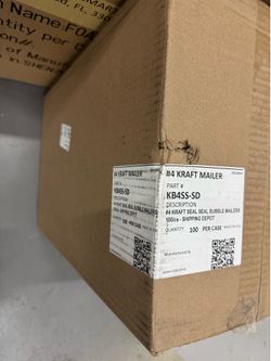 Secure Seal #4 9.5x14.5 Kraft Bubble Mailers Padded Shipping Envelopes (Pack of 100)