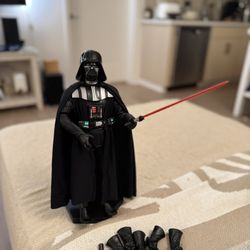 Star Wars Darth Vader 1/6 Scale- Custome 40th  Hot Toys Style - With Lights