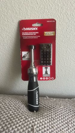 Husky 30-Piece Ratcheting Screwdriver Set