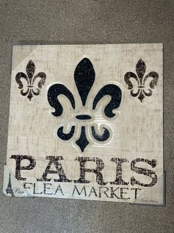 Fleur De Lis Paris Decretive Wall Art  