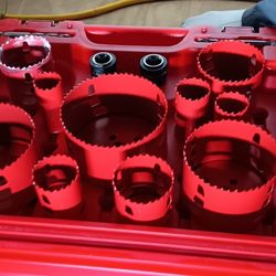 BRAND NEW DIABLO QUICK CONNECT METAL HOLE SAW SET 
