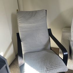 IKEA Black and Gray Chair 