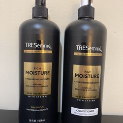 Tresemme Rich Moisture Rich Moisture Shampoo and Conditioner, 28 oz