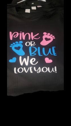 Gender Reveal Tshirts