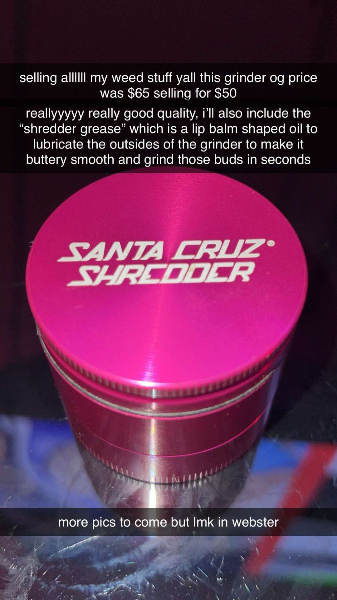 Santa Cruz Shredder Weed Grinder Bud Grinder Herb Grinder