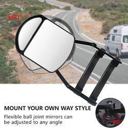 Foldable Towing Mirror Extension