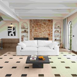 Modular Sectional Couch 80 Down Filled Modular Sectional Sofas for Living Room,Cushion Covers Removable loveseater 2seaters