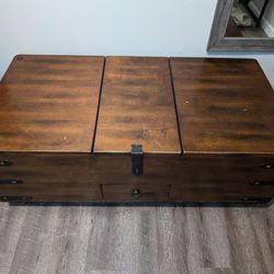 Solid Wood Chest Coffee Table 
