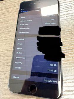 Used like new IPhone 7 Plus 128 G