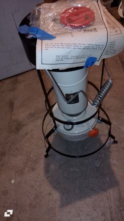 Camping lantern and heater stay warm