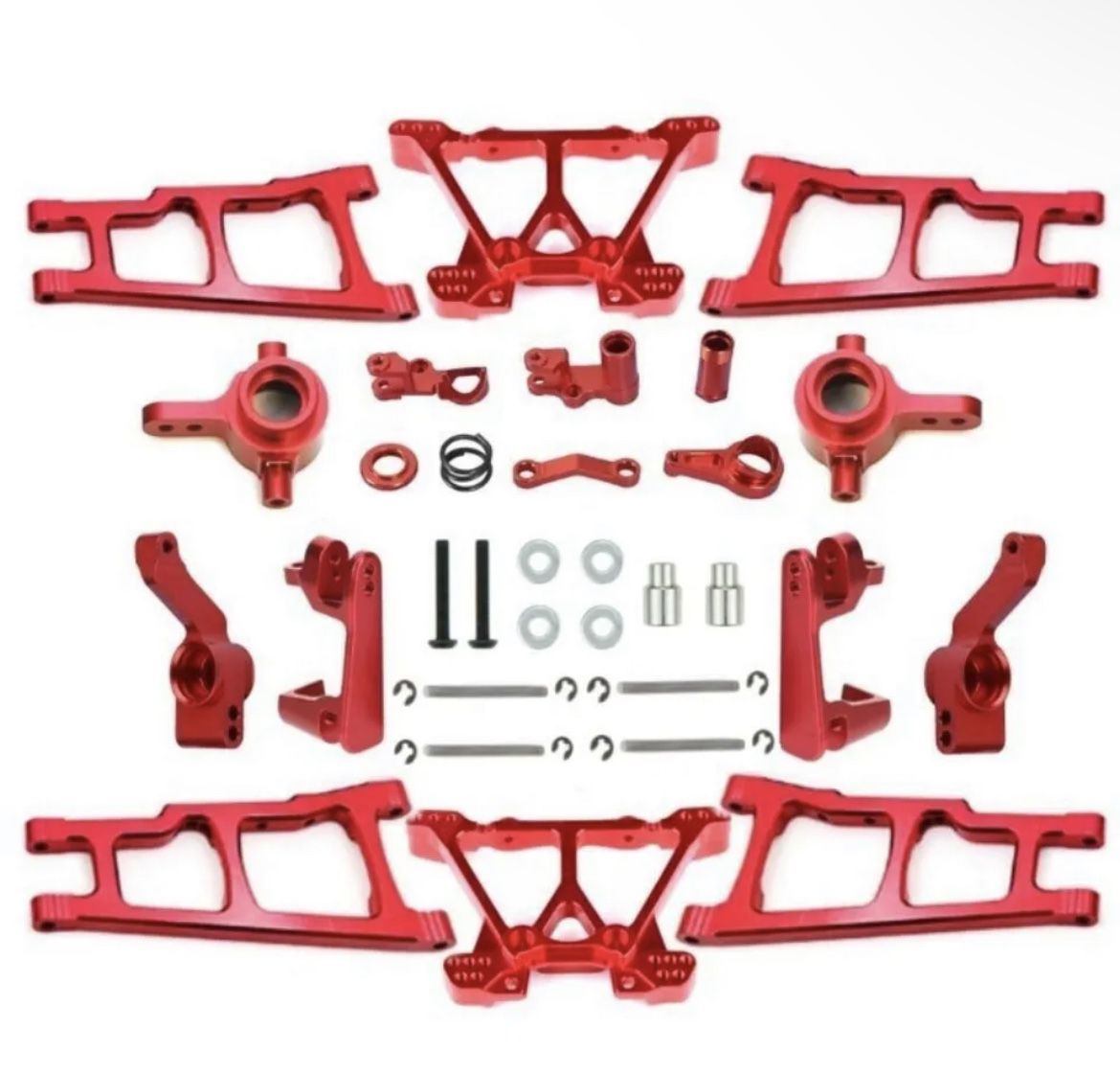 Metal Full Set For 1/10 TRAXXAS SLASH Rustler 4x4 RC Car Body Upgrade Parts Kits