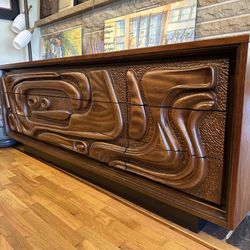 Mid Century Pulaski Oceanic Credenza Or Dresser