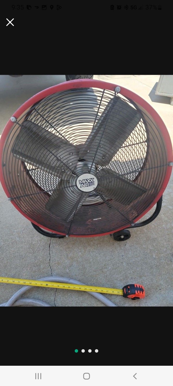 MAXX AIR PRO 24IN. INDUSTRIAL DRUM FAN