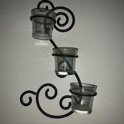 Set of 4 Black Sconces