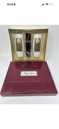 ROYAL SECRET GIFT SET  100ML COLOGNE SPRAY, 100ML BODY CREAM, 100ML BODY POLISH