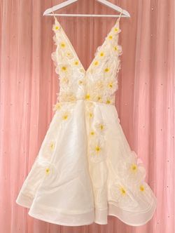 Zimmerman Ivory Mini Dress with