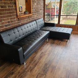 Fairly Used Convertable Seperatable Couch - No Holes, Just Compressed From Storage