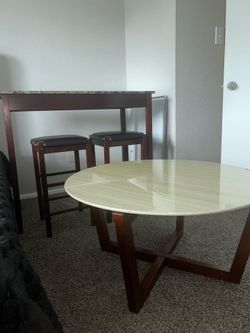 Dining Table set for 2 + Round Table