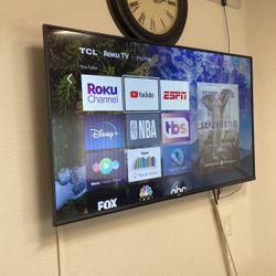 55 Inch TCL 4K Smart Roku Tv With Warranty