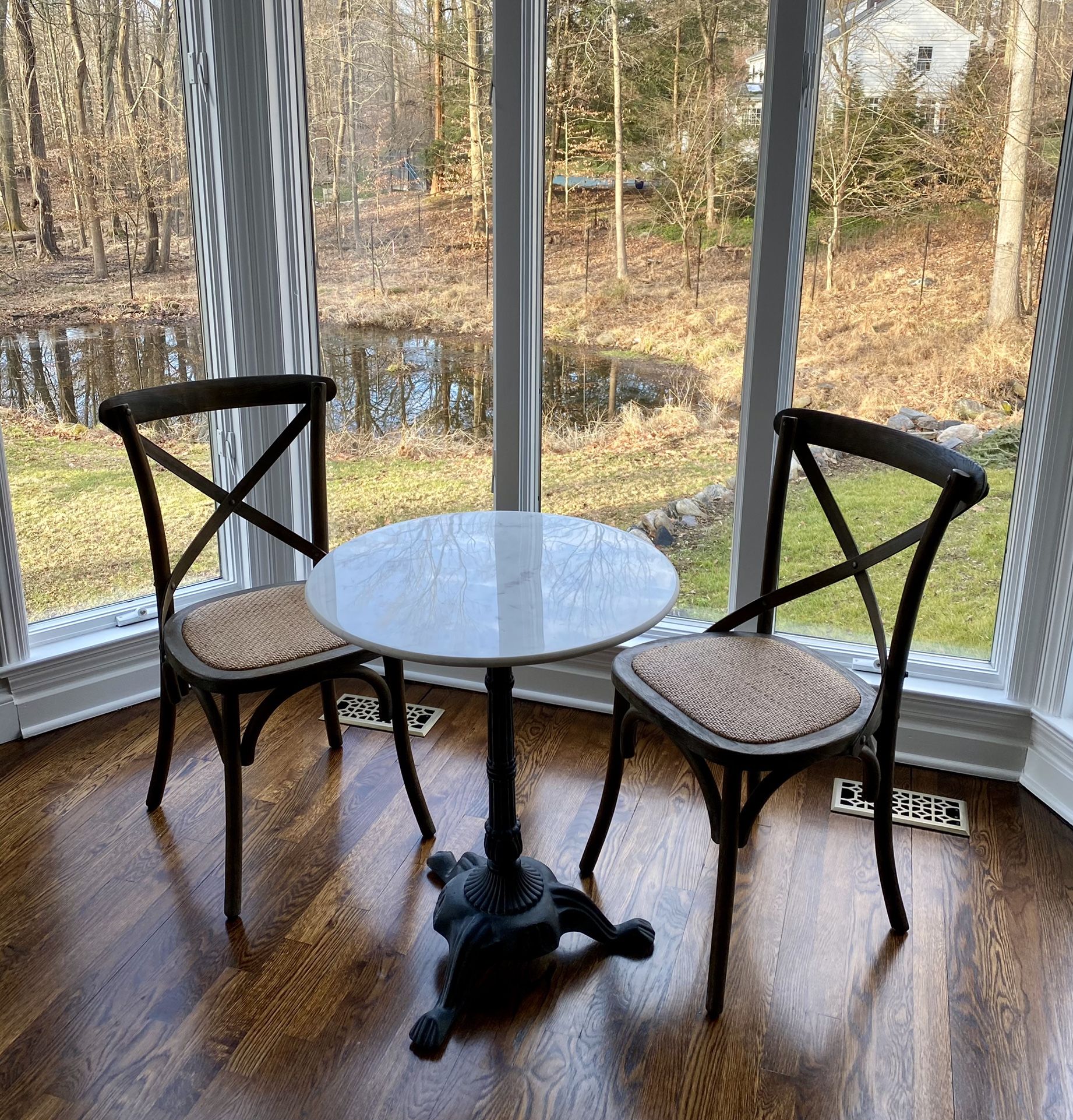 Marble Bistro Table And Chairs 