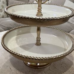 Cake stand 2 tier 