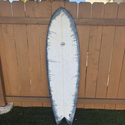Abstract Fish Surfboard