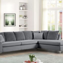 SECTIONAL ELIMA GREY 