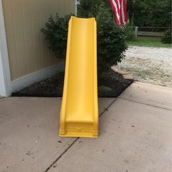 Outdoor Play star Yellow Slide 48”