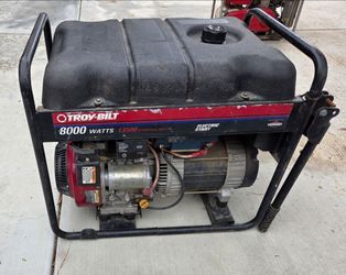Troy-Bilt 8000W Electric Start Generator