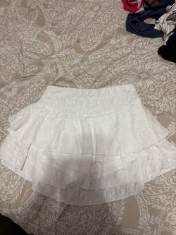 White skirt