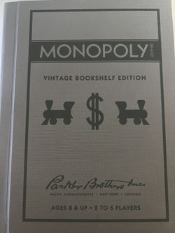 Monopoly Vintage Book Edition