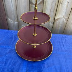 3 Tiers Candy & Cup Cake Pastry Serving 