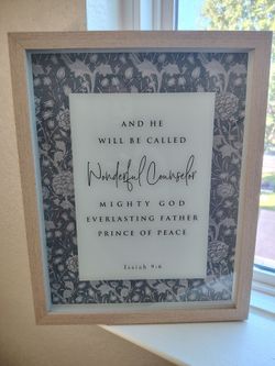 Bible Verse Hone Wall Decor