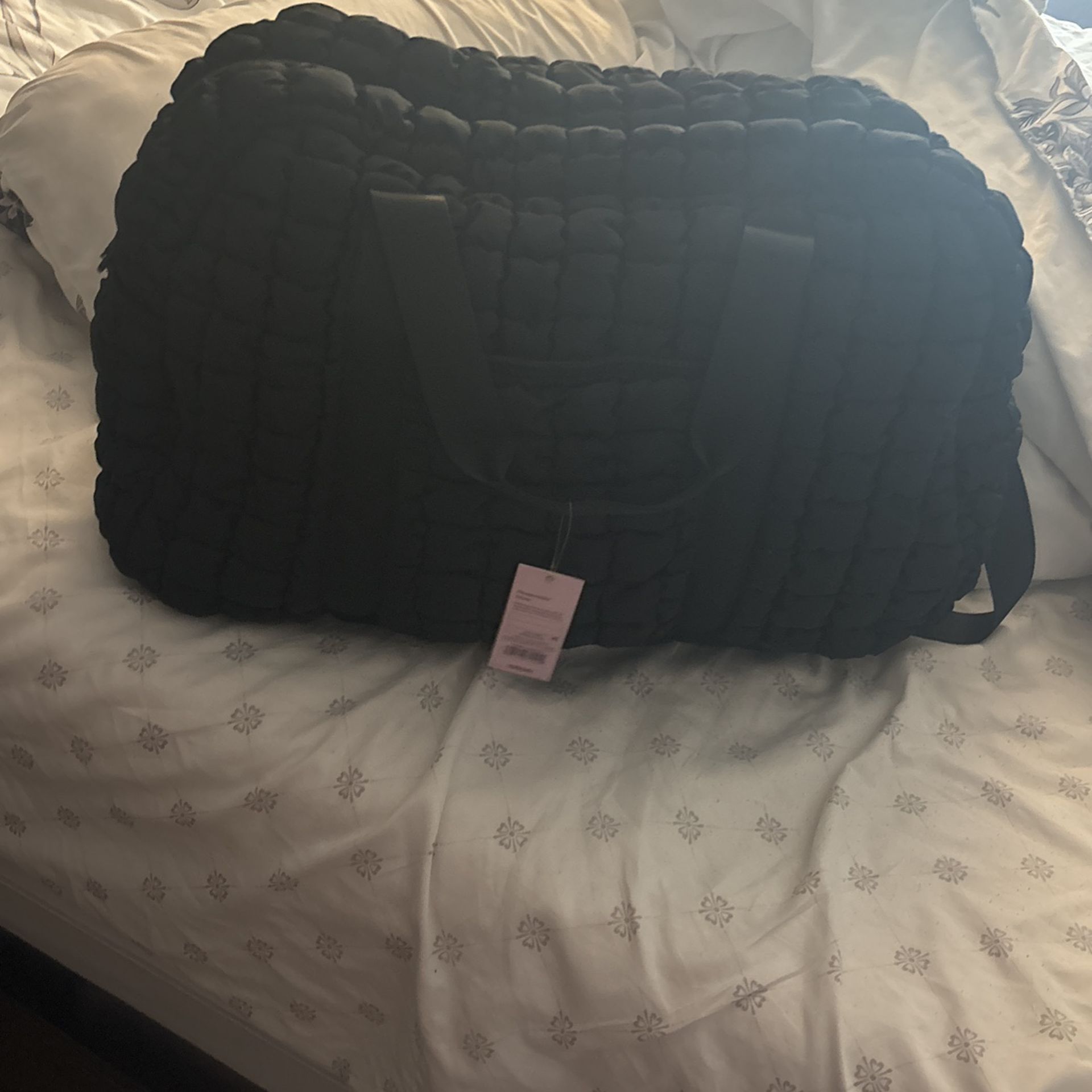 Black Duffle Bag Travel Or Overnight Bag