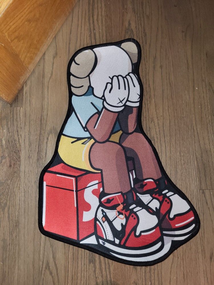 KAWS Supreme Custom Rug