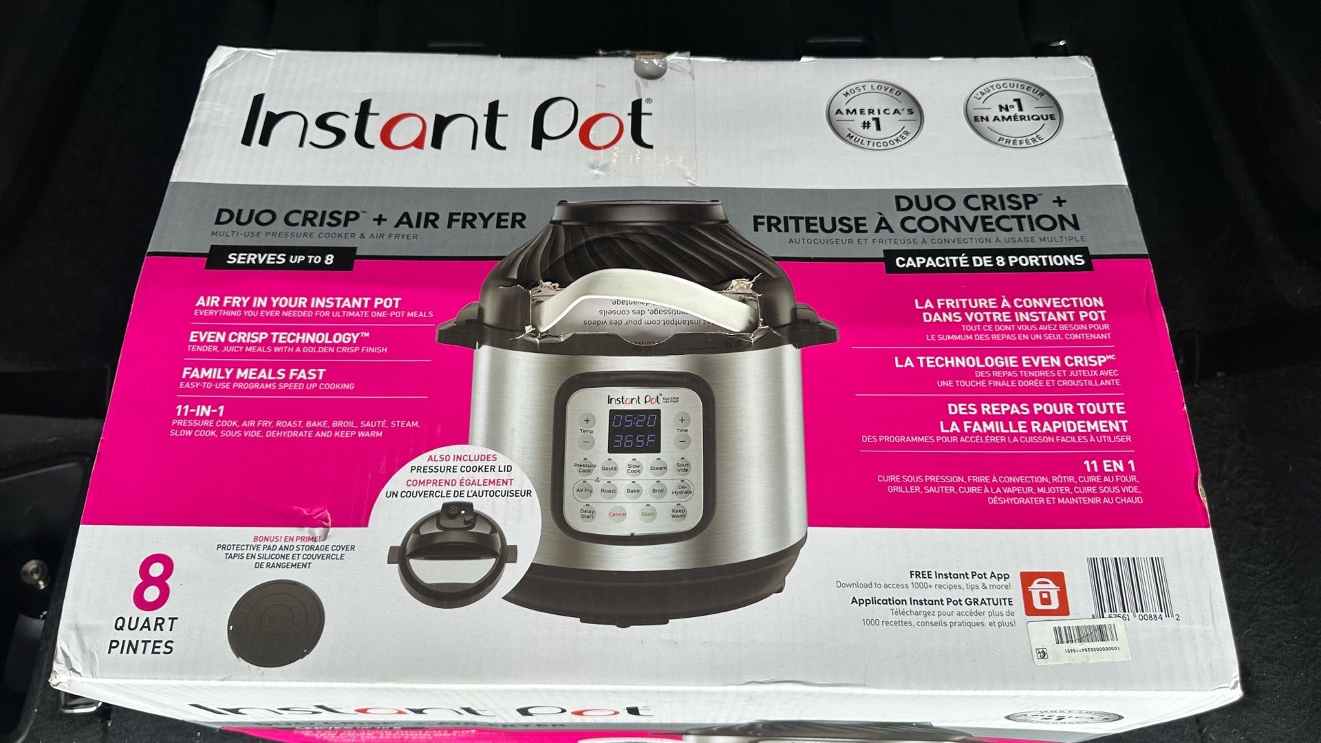Instant Pot Duo Crisp + Air Fryer New Open Box