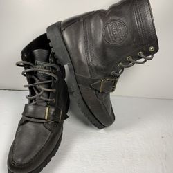 Polo Ralph Lauren Country Mens 8 D Leather Boots 