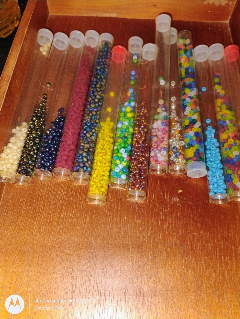 Lot Of Beads Larger Than See Beads