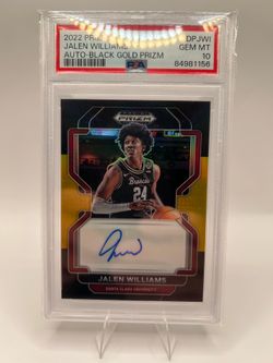 Jalen Williams Rc/5 Auto  Psa 10