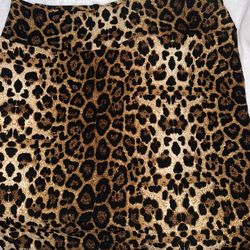 Lularoe Cheetah Cassie Skirt 