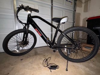 GOTRAX Elevation Electric Bike for Adults, 26" Tire Electric Mountain Bicycle, 350W 26Mile E-Bike