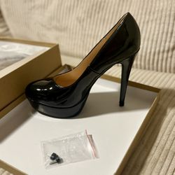 BRAND NEW Black Platform Heels – Size 10 (Elisabet Tang) 