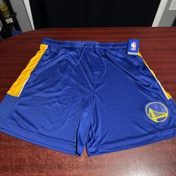 New 2XL Fanatics Golden State Warriors Shorts 