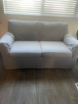1 Regular Sofa & 1 Recliner Sofa