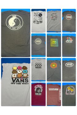 14 Vans tshirts Large