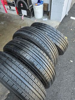 4 used trailer tires
 St205 75r15. LR D $199.00