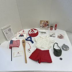 Vtg Pleasant Company American Girl Molly Summer Story Outfit Accessory SET Lot 