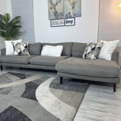 Grey Sectional sofa 